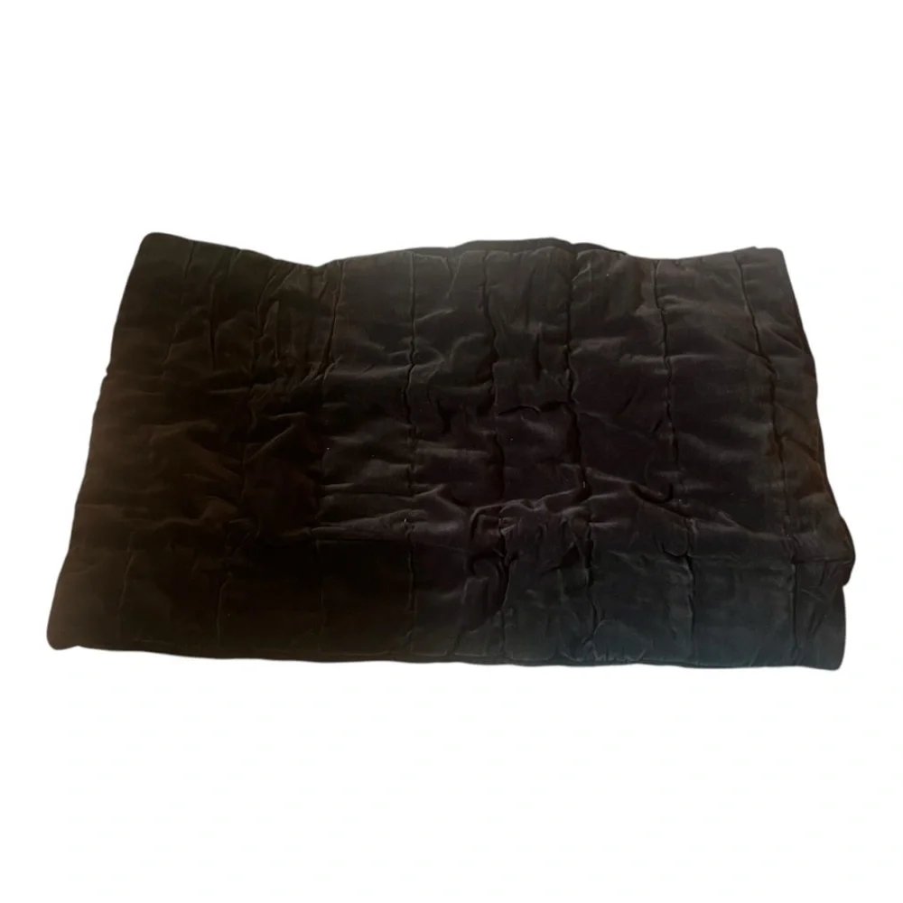 ✅New! Restoration Hardware ORGANIC COTTON VELVET WIDE CHANNEL Standard SHAM Set